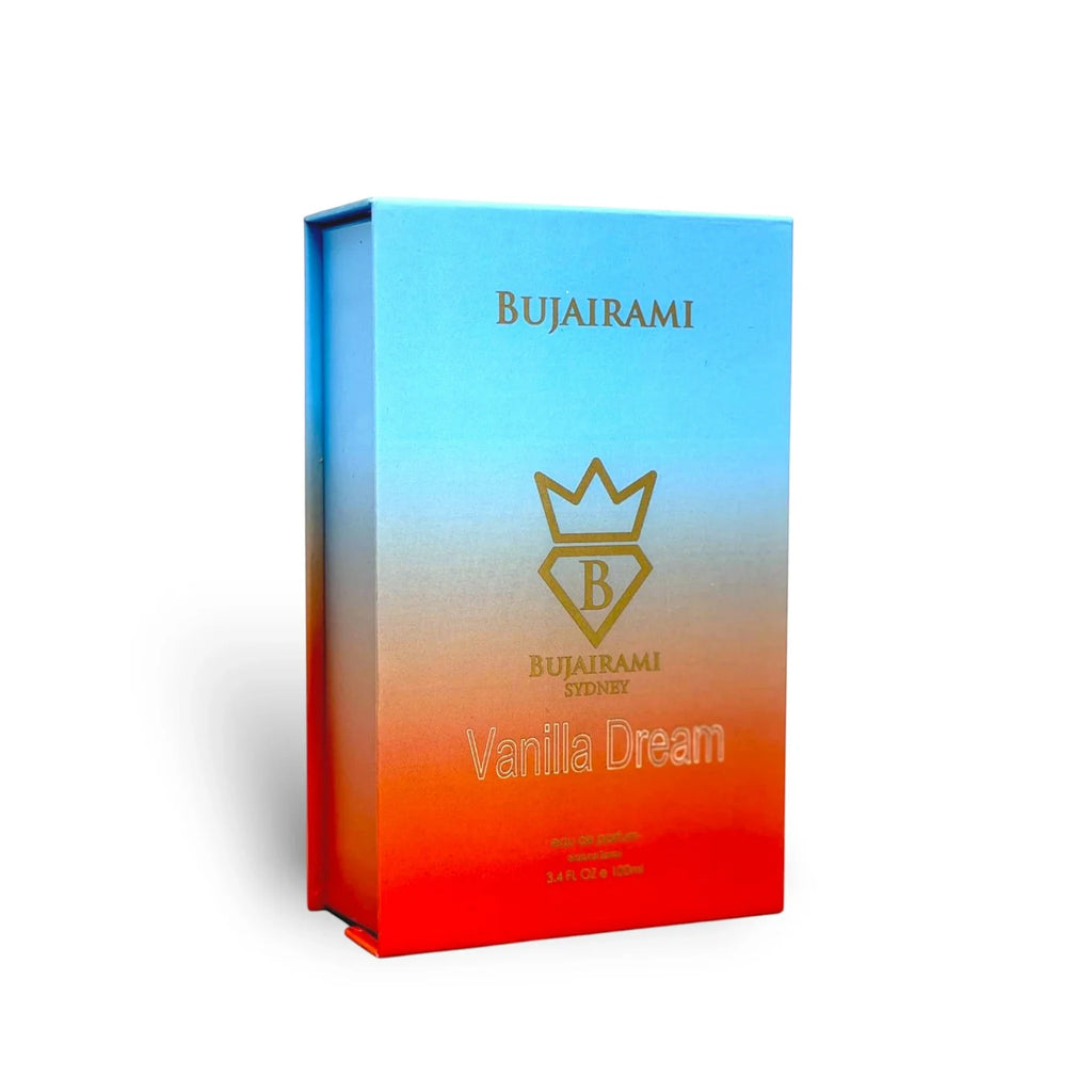 Bujairami Vanilla Dream Eau de Parfum – Gourmand Unisex Duft | Karamell, Honig & Vanille